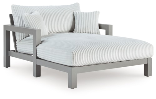 Outdoor Chaise Lounge With Cushion