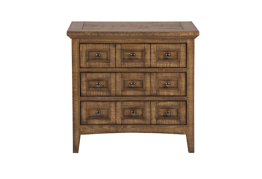 Bay Creek Bedroom 3-Drawer Nightstand by Magnussen Home at Z & R Furniture