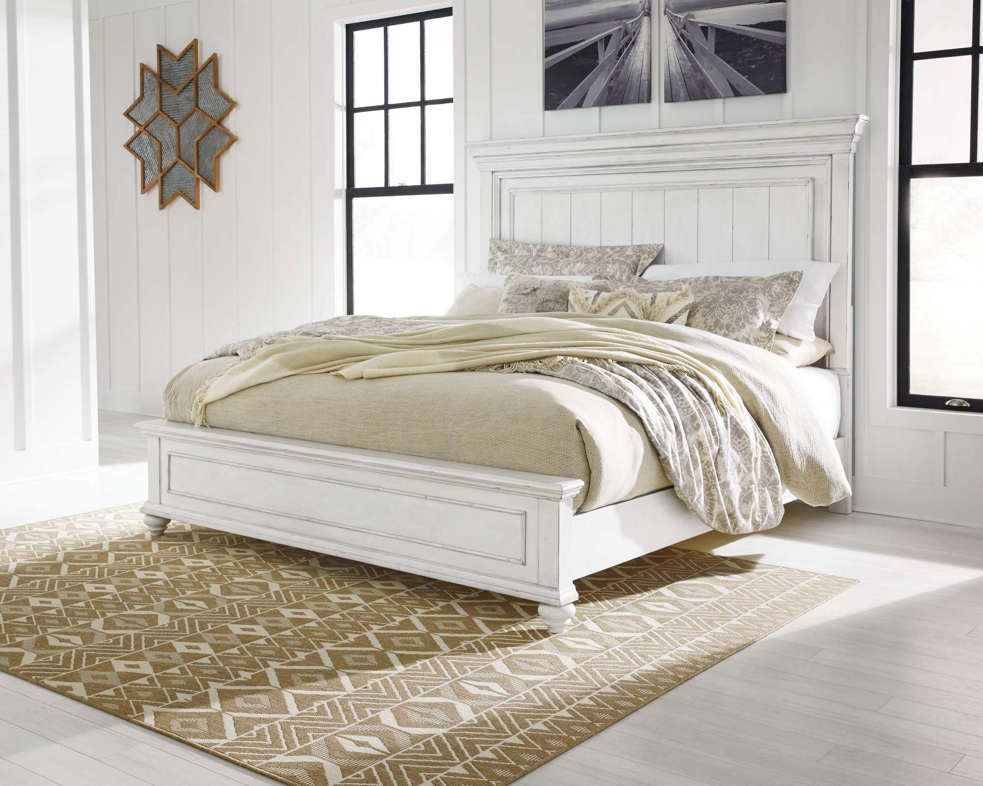 Queen Panel Bed