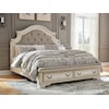 Signature Design by Ashley Realyn Queen Upholstered Storage Bed