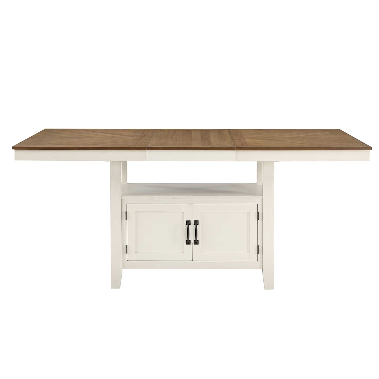 Steve Silver Henry HENRY WHITE STORAGE COUNTER TABLE | .