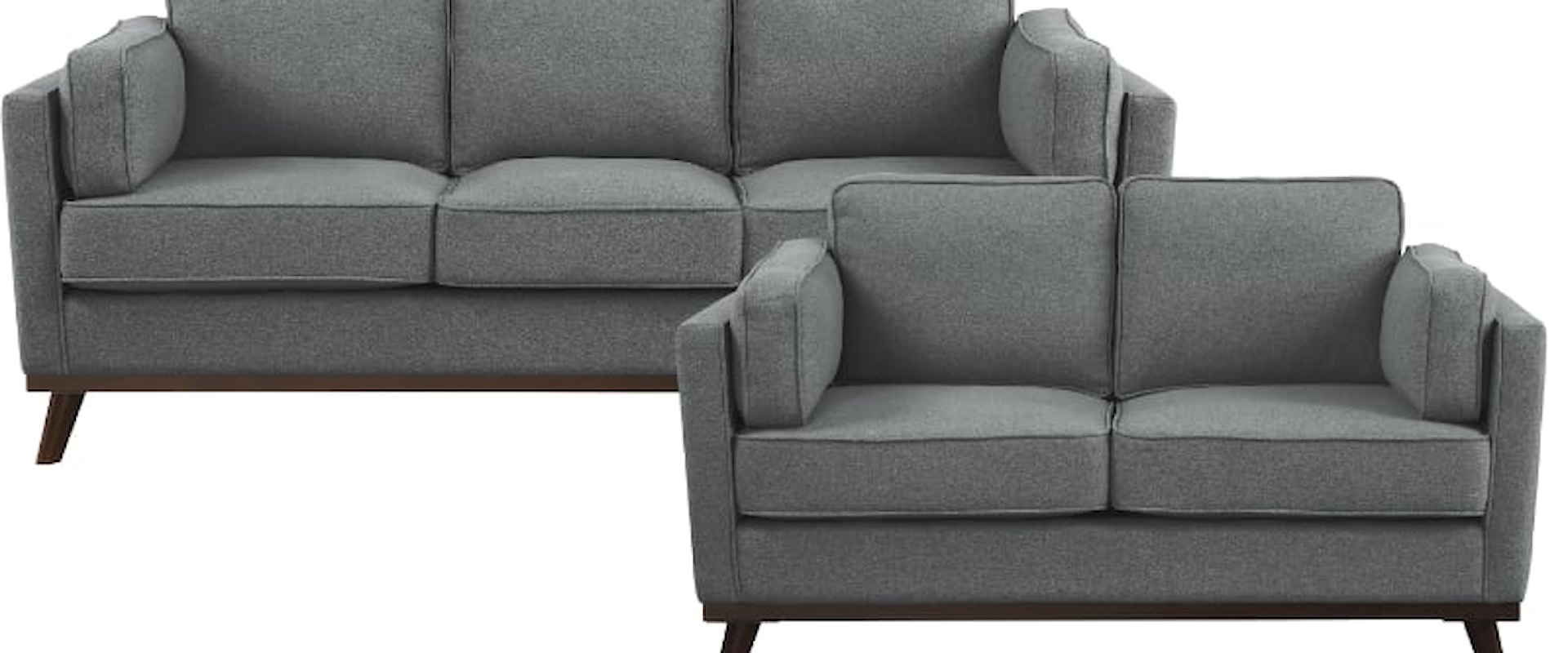 Contemporary 2-Piece Living Room Set