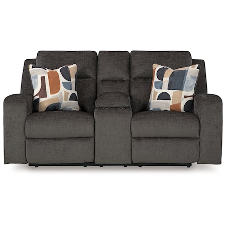 Reclining Loveseat With Console