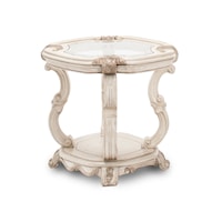 Traditional Two-Tier End Table