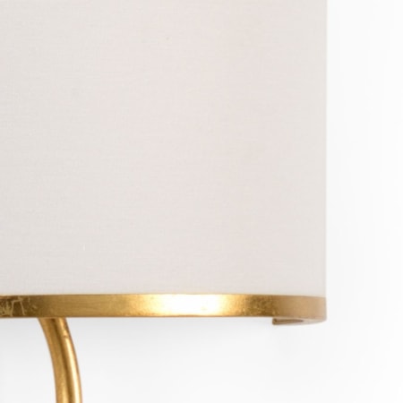 Double Palm Sconce - Gold