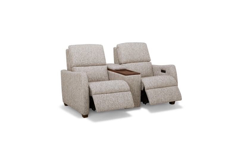 Luna Power Reclining Console Loveseat