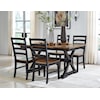 Signature Design by Ashley Furniture Wildenauer 5-Piece Dining Set