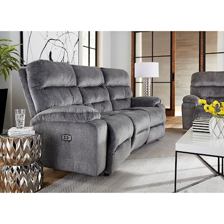 Conversation Space Saver Reclining Sofa