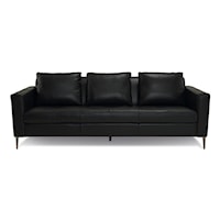 Sherbrook Mid-Century Modern Sofa with Splayed Legs