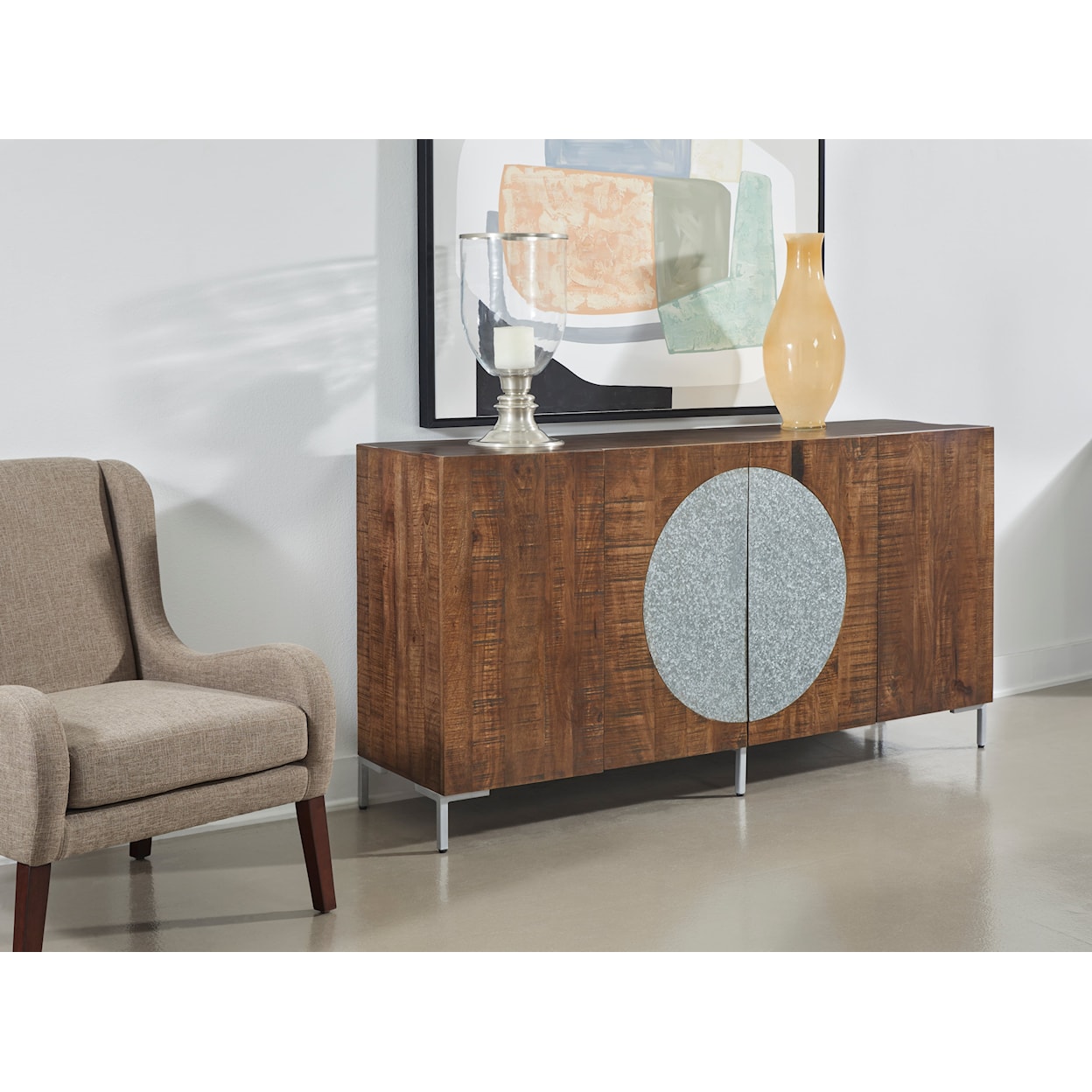 Coast2Coast Home Coast to Coast Imports Four Door Credenza