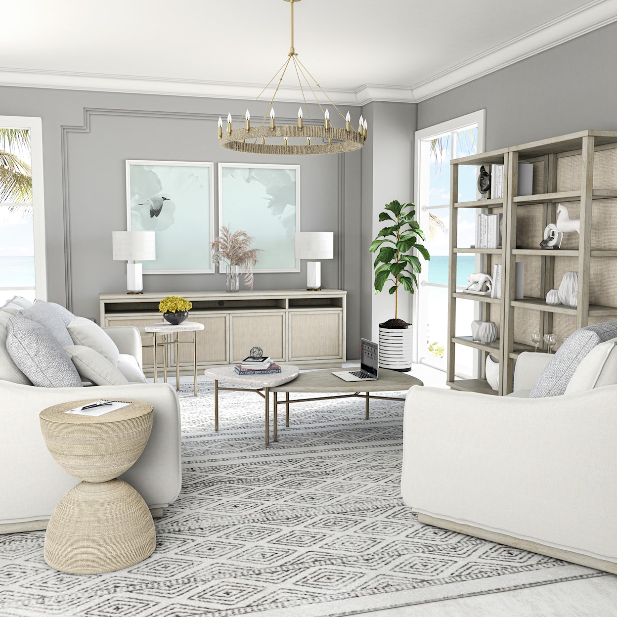 A.R.T. Furniture Inc Cotiere Living Room Group