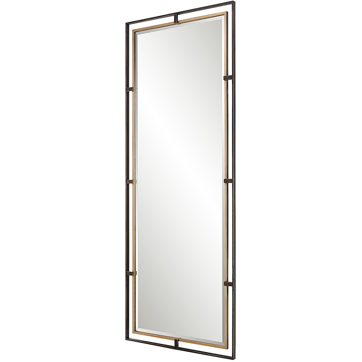 Uttermost Carrizo Carrizo Tall Bronze & Gold Mirror