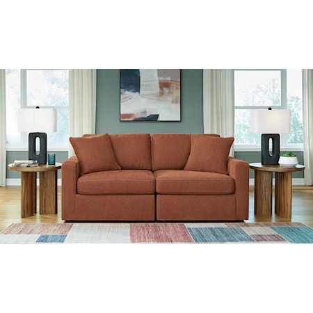 2-Piece Sectional Loveseat