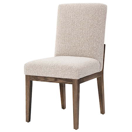 Casual Upholstered Side Dining Chair