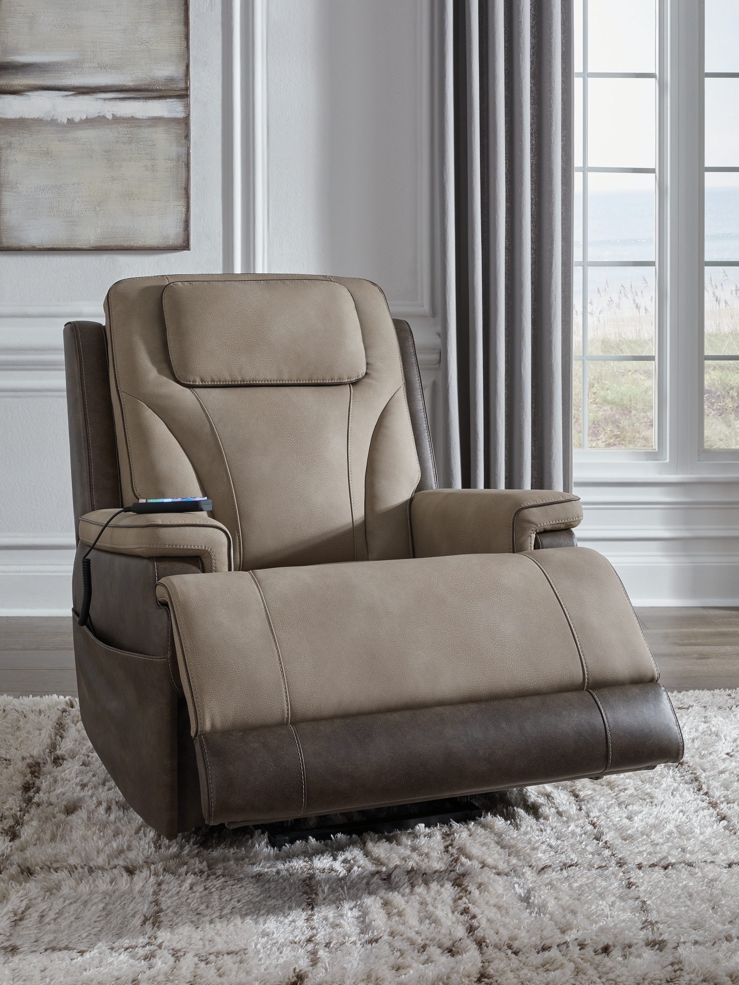 Signature Design by Ashley 4Z-Peaceful Pause Power Lift Recliner