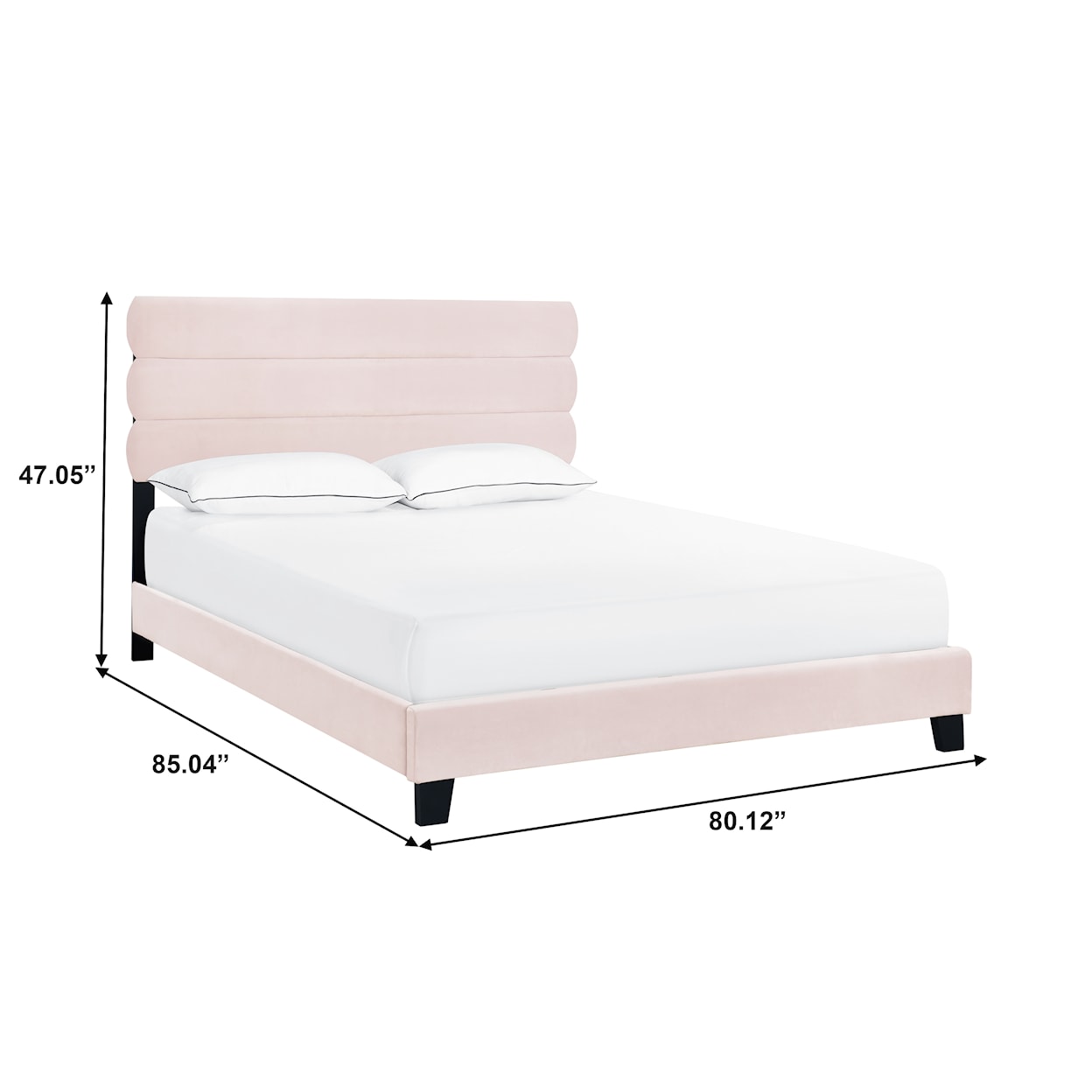 Accentrics Home Fashion Beds King Upholstered Bed