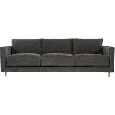 Dakota Leather Sofa Without Pillows