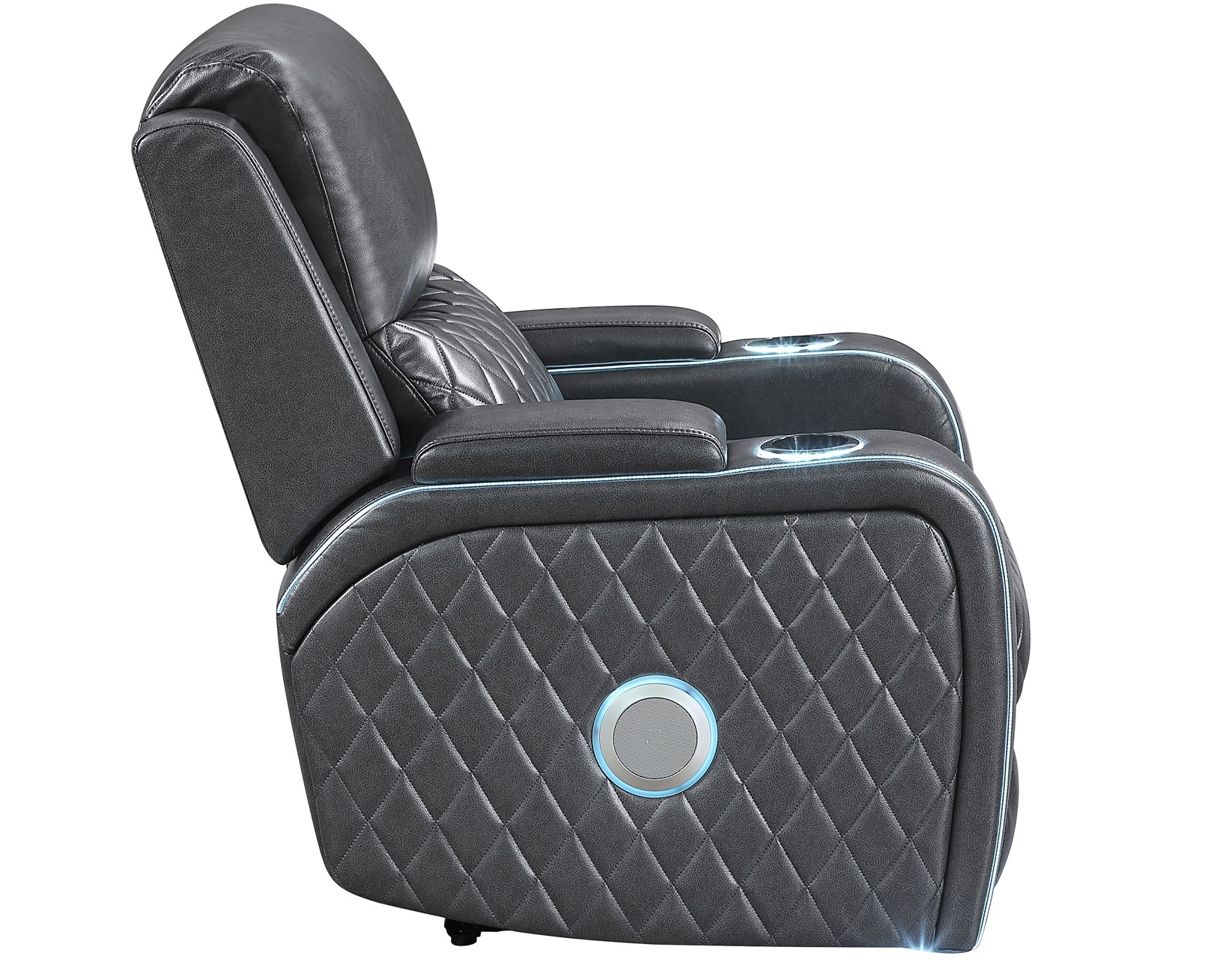 Power Recliner w/Ambient Lighting &amp; Charging