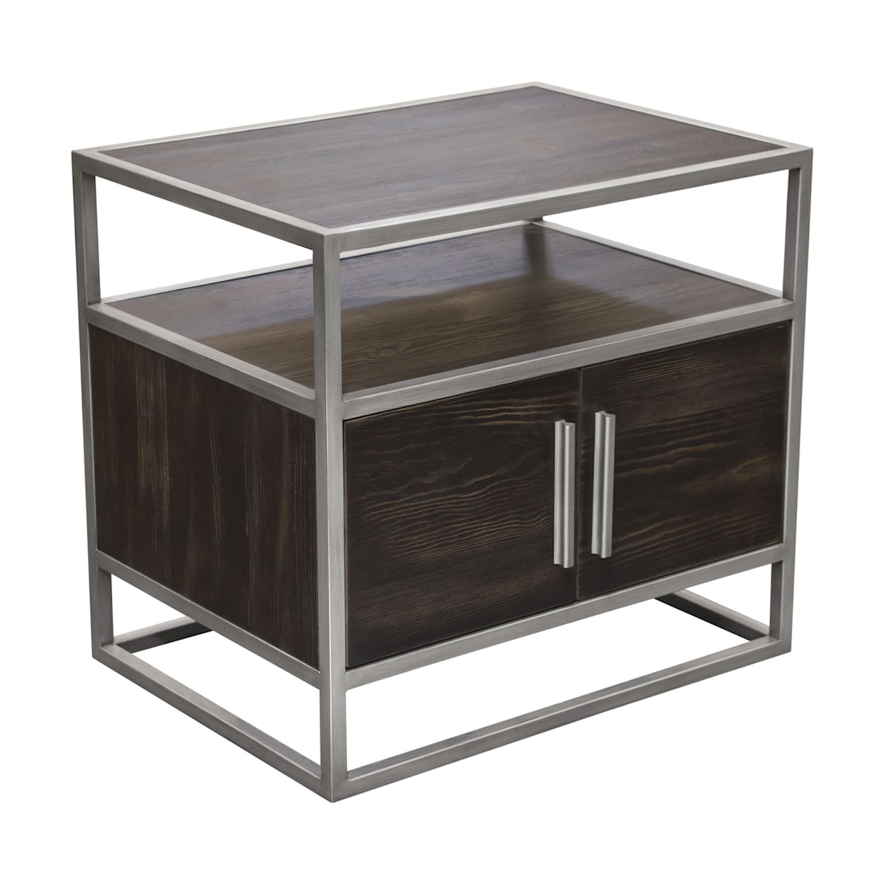 Diamond Sofa Furniture Empire 2-Door End Table