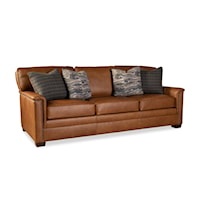 Transitional 98" Sofa with Nailheads