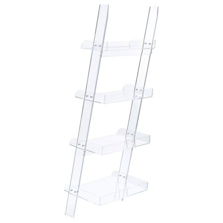 72-inch 4-shelf Ladder Bookshelf