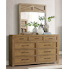 Riverside Furniture Bozeman Dresser & Mirror Set