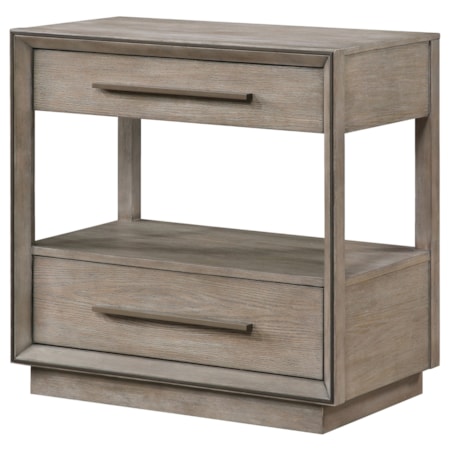 2-drawer Nightstand Bedside Table