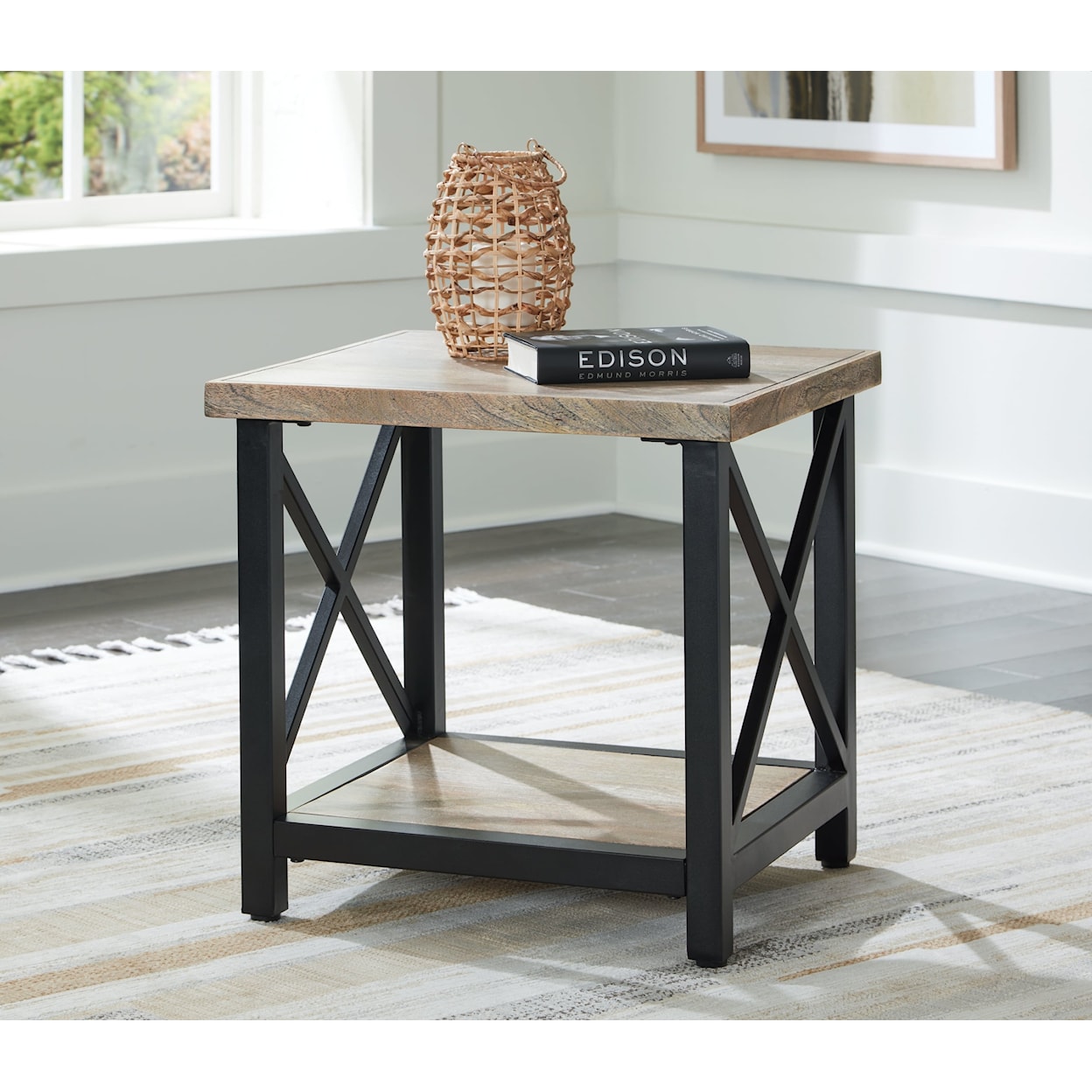 Signature Design by Ashley Bristenfort Rectangular End Table