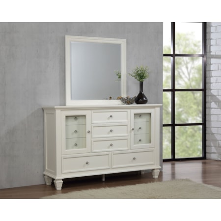 11-drawer Dresser w/ Mirror