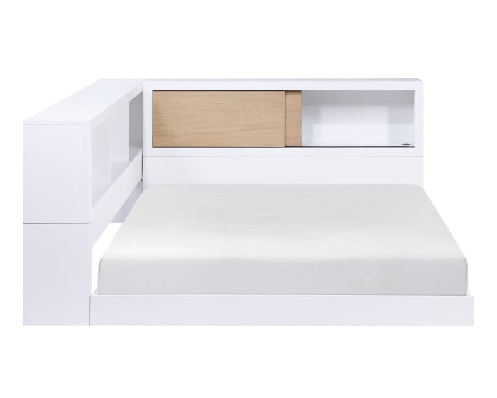Full Bookcase Corner Bed