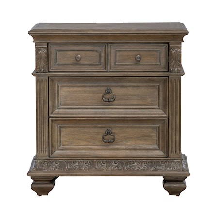 3-Drawer Bedside Chest