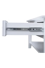 Full-extension, ball-bearing, metal drawer glides