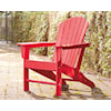 Ashley Furniture Signature Design Sundown Treasure Adirondack Chair with End Table