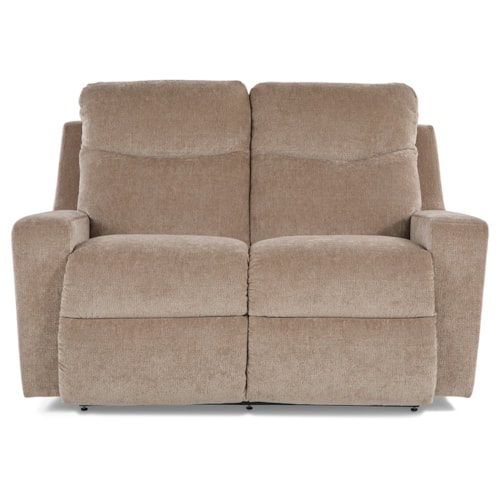 Contemporary Reclining Loveseat