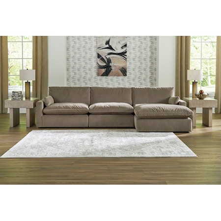 3-Piece Sectional Sofa Chaise