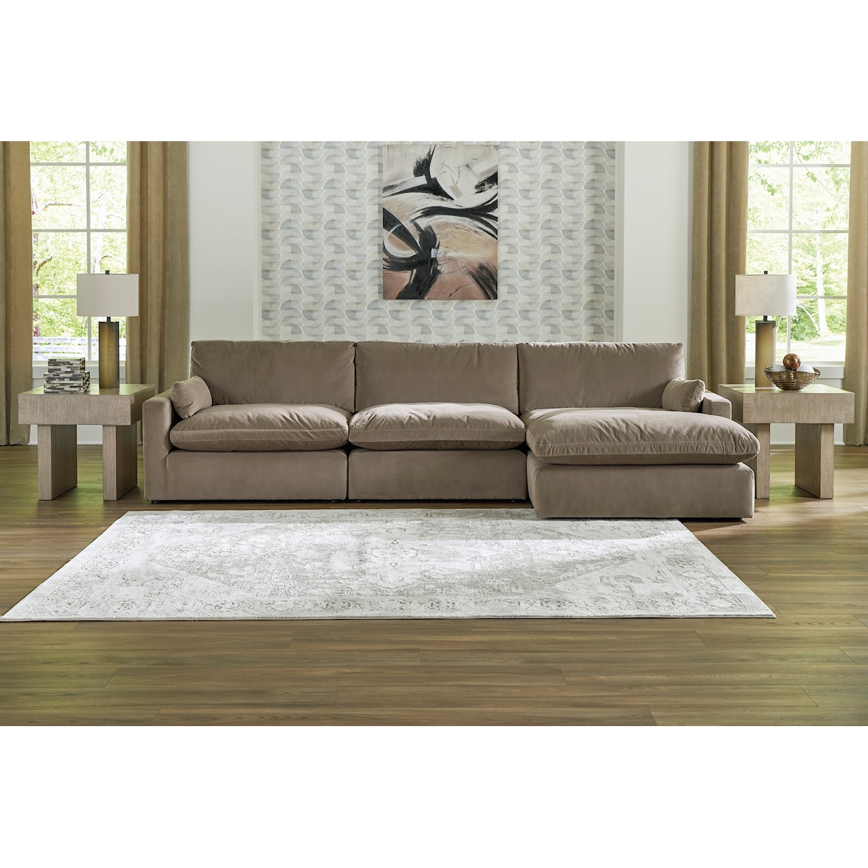 Michael Alan Select Sophie 3-Piece Sectional Sofa Chaise