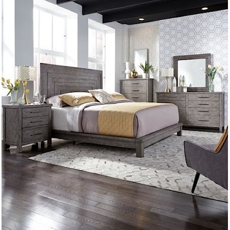 5-Piece California King Platform Bedroom Set