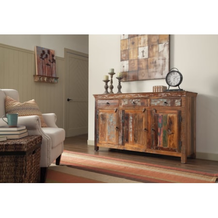 Harper 3-door Accent Cabinet