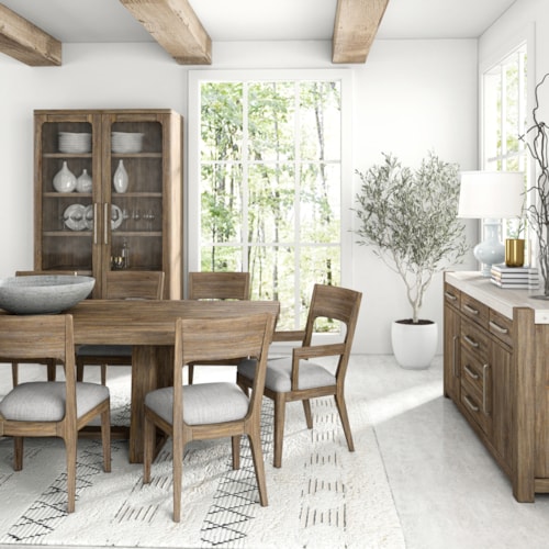 Dining Table,  2 Arm Chairs & 6 Side Chairs