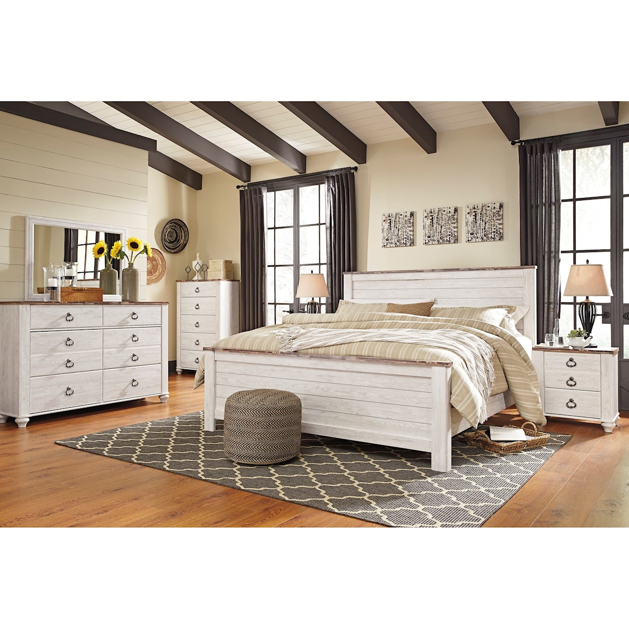Signature Design by Ashley Willowton California King Bedroom Group