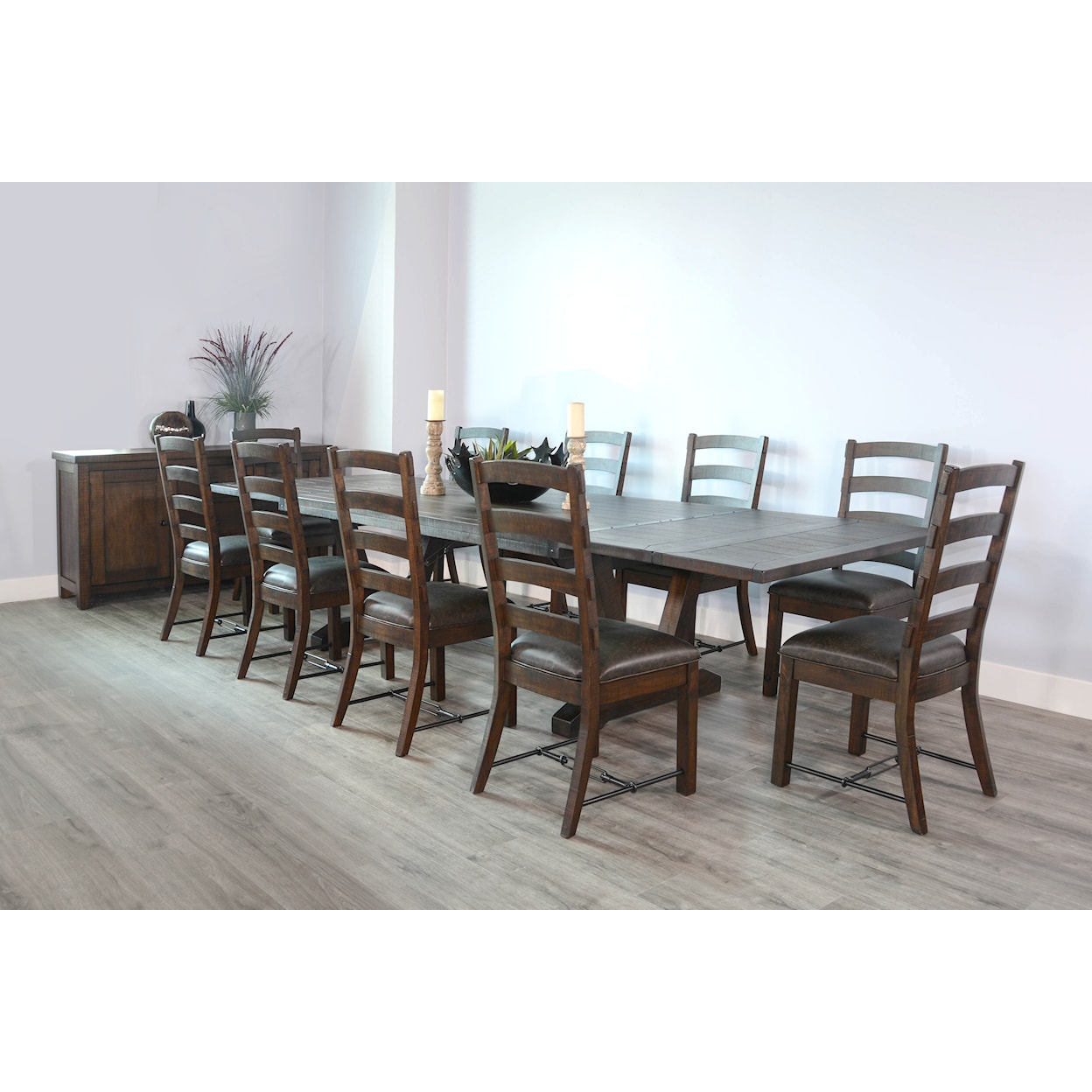 Sunny Designs Homestead Ext. Table w/ Folding Leaves