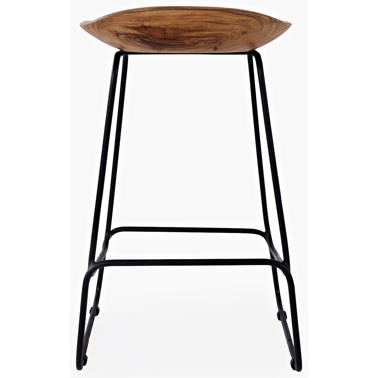 Jofran Live Edge Natural Backless counter height barStool