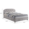 Accentrics Home Fashion Beds Queen Upholstered Bed