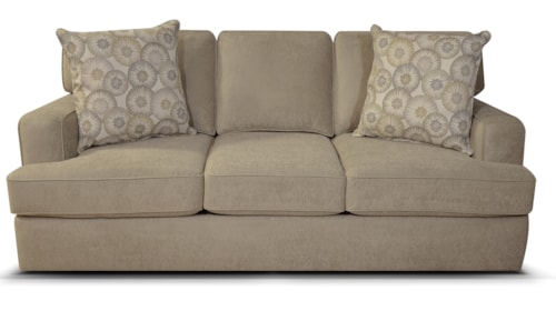 Casual Sofa with Track Arms