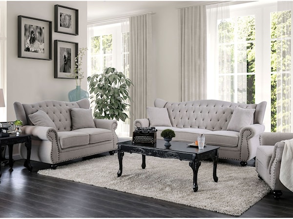 Sofa and Loveseat Set 