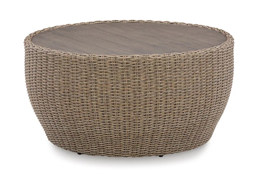 Danson Outdoor Coffee Table by Ashley (Signature Design) at Johnny Janosik