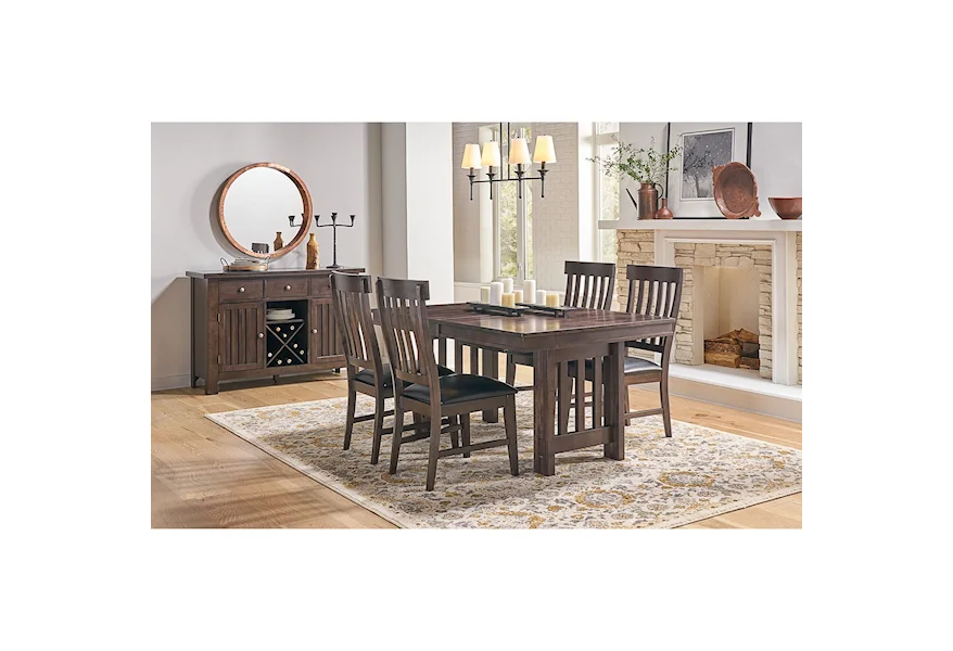 Bremerton 5-Piece Table and Chair Set by AAmerica at VanDrie Home Furnishings