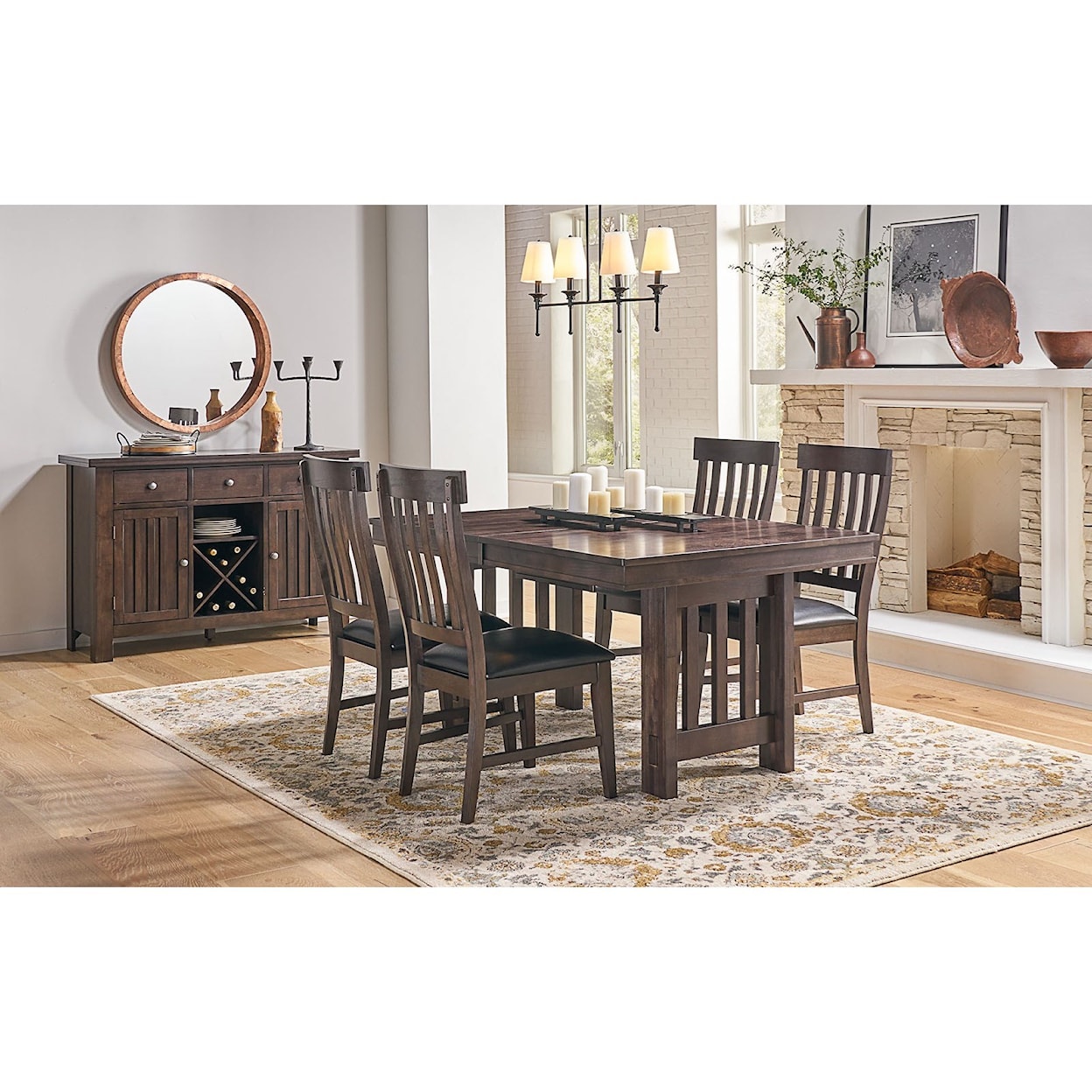 AAmerica Bremerton 5-Piece Table and Chair Set