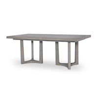 Contemporary Double Pedestal Dining Table