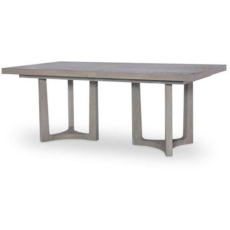 Contemporary Double Pedestal Dining Table